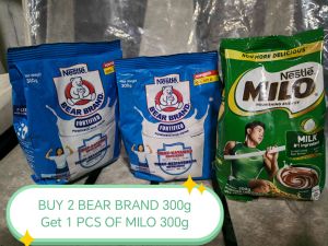 BUY 2 BEARBRAND300g Get1 free pcs of Milo300g