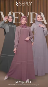 GAMIS BY SEPLY MEYRA 394 TERBARU 2025 DRESS KEKINIAN DAILY CASUAL KONDANGAN KULIAH PREMIUM TERMURAH