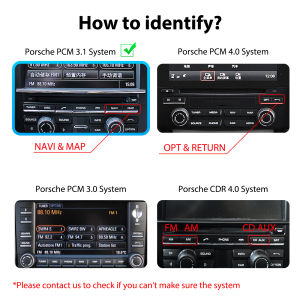 Ezonetronics | Ezonetronics Wireless CarPlay Android Auto retrofit kit decoder box for Porsche PCM3.1 CarPlay Interface support Mirror link