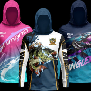 Baju Jersey Mancing Fishing Series ZM Custom Nama Logo Sponsor