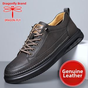 DRAGON-FLY | Breathable Soft-Soled Mens Causal Leather Shoes