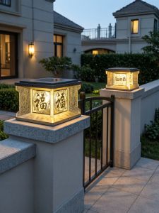 DUOSHANG | Solar Outdoor Waterproof Column Light