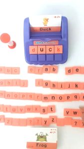 Spelling English Writing Word Memory Card Alphabet 2 in 1 Puzzle MK308