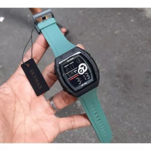 READY STOK - Jam Tangan Pria Skymax Digital 2209 Jam Tangan PRIA SPORTY FITUR LENGKAP ANTI AIR FREE Baterai Cadangan