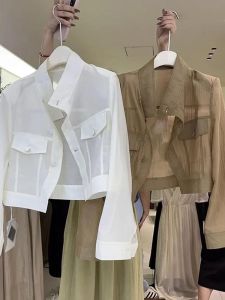 Shalldoer | Summer Lightweight Breathable Fashionable Sun Protection Workwear Short Jacket