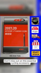 CST 20 x 1.20 French / Presta 60mm Valve Folding Bicycle Foldie Bike inner TUBE compatible for 406 20" 1.10 tire too