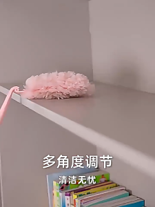 Foldable Microfiber Dust Duster Soft Feather Duster for Car Interior Blind Bookshelf Desk Cleaning