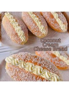 Old-style Coconut Cream Filled Bread