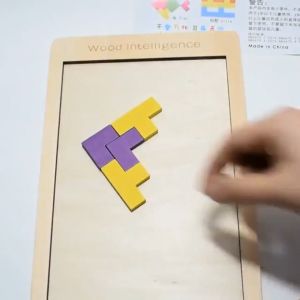 Mainan Puzzle Tetris Kayu: Edukasi & Logika Anak