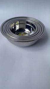 Baskom Mangkok Mixing bowl stainless tebal mengkilap