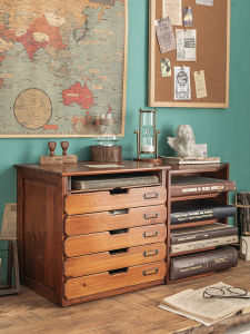 BEIOUGENAN | Wooden Storage Box A4 Files