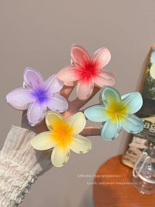 กิ๊บติดผมดอกไม้ไข่สไตล์ญี่ปุ่นและเกาหลีใต้โดย Li Weina Medium Shark Clip เครื่องประดับผมสําหรับวันหยุดและใช้ประจําวัน