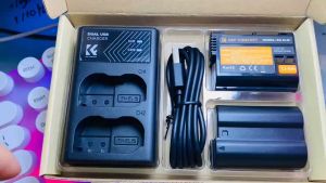 BỘ PIN SẠC MÁY ẢNH K&F CONCEPT EN-EL15 2100MAH