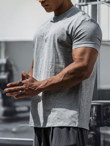 MuscleFaith | Gym Training Mens Tapered Sleeve T-Shirt