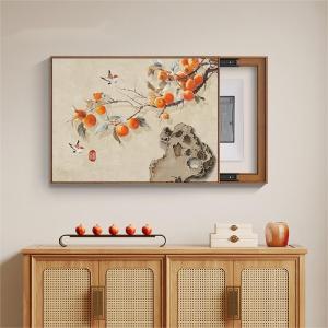New Chinese Style Decorative Painting for Electric Meter Box Media Multi-Functional Distribution Box Wall Art No-Punching Required