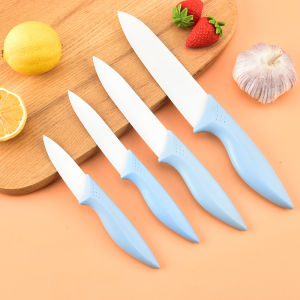 Ceramic Knife High Hardness Sharp Vegetable tomato meat cut Knife Portable Kitchen Utility Fruit Knife Ceramic Knife with Sheath
