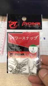 Khoá link câu lure - Móc khoá lọt khoen trắng Pioneer