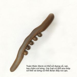 Bàn Chải Gỗ Elm 10 Hạt Mát-xa Toàn Thân Làm Đẹp Phòng Mạch Bảo Vệ Cơ Thể Bàn Chải Xoa Bóp Điểm Chấm Dứt