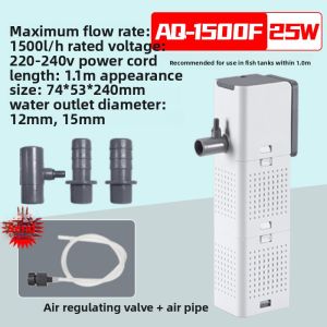 SOBO | 3-in-1 Internal Water Pump Aquarium Filter Silent