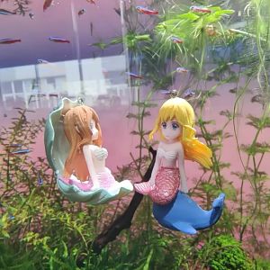 DIY Mermaid Mini Model Figurine Miniature Fairy Garden Bonsai Aquarium Decor Fish Tank Landscaping