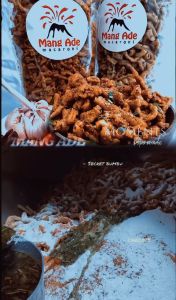 Usus Krisy MangAde Kemasan Box Besar Snack Pedas Rasa Original Macaroni Mangade Organik - Lazada