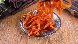 245g Slightly Spicy Papaya Shreds Appetizer Pickles Slightly Spicy Papaya Strips Appetizing Pickles