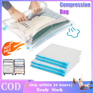 Packing  Bag For Clothes Compression Bags Hand Rolling Vacuum Bags Reusable Dustproof Bag Storage Resealable Vacuum Bags Home Packing Organizers Space Saving For Home Travel
