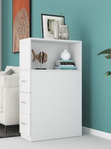 Bedroom Bedside Table Solid Wood Drawer Chest of Drawers Sofa Side Clamp Cabinet Pull-out Bookshelf Kids Corner Bookcase Locker