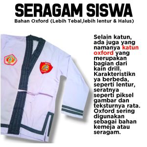 Seragam Siswa PREMIUM (lebih Tebal)