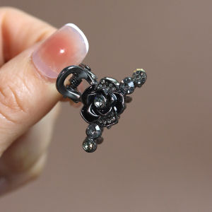 Delicate Small Hair Clip Rhinestone Fixed Hair Side Bangs Hair Clip Alloy Silver Gold Plated Korean Style Fresh out Fashion Accessory