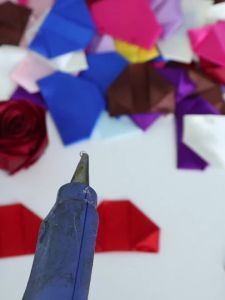 20pcs/lot Colorful Polyester Satin Rose Petal Ribbon Pieces For DIY Wedding Decoration Corsage Handmade Flower Craft Accessories