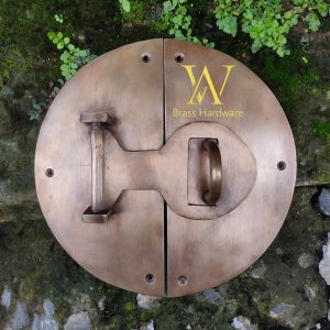 Overpal Pengunci Kuningan Motif Polos Besar Antik 1 pcs