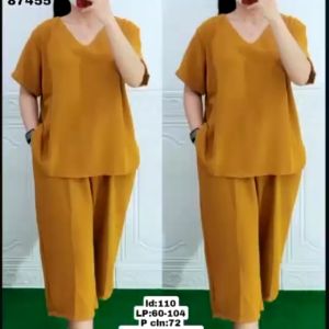 PROMO TERLARIS SETELAN ANDIN/ SET BAJU MURAH NEW SET STELAN KEKINIAN BAHAN KATUN CRINGKLE BERKUALITAS