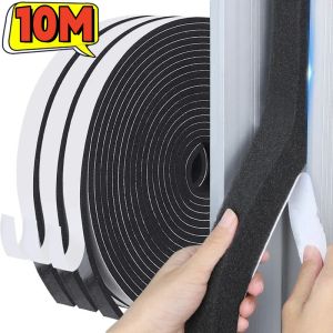โฟมกันเสียงติดประตูปิดผนึกหน้าต่างยาว10ม. กันลมกันฝุ่นกันเสียงมีกาวในตัวเทปฉนวน