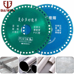 4 นิ้ว บรรจุภัณฑ์ เพชรประสาน ใบเลื่อยตัดเพชร 100*20 มม. กระเบื้องอิฐหิน พื้นฐาน