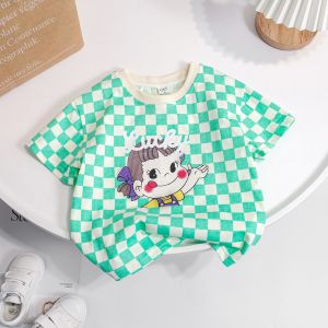 Tagkita | Cute Cartoon T-Shirt for Little Girls Summer Thin