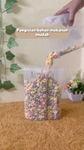 Angola Storage Jar C81/C82 Tempat Penyimpanan Cereal/Beras/Kontainer Makanan