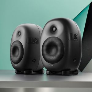 High Fidelity Desktop Computer Multimedia Monitoring Speakers Active HiFi Sound Box Metal Body Dual Speaker System Hifi Soundbar