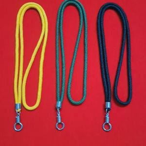 สร้อยห้อยพระเชือกร่ม ตะขอพุกเกลียว ยาว 26 นิ้ว หนา 4 มิล