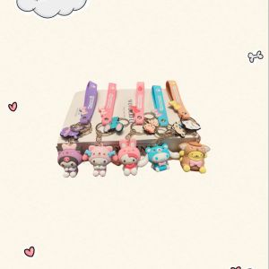 Dễ thương Kawai Key Carabiner Anime Cartoon Kawai xe ba lô Key Carabiner Phụ kiện