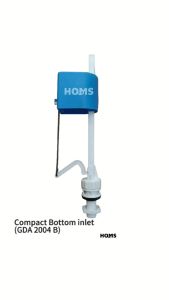 HOMS Toilet Cistern Inlet Bottom Valve Side Valve Arm PVC Float Ball Plastic Ceramic Water Tank