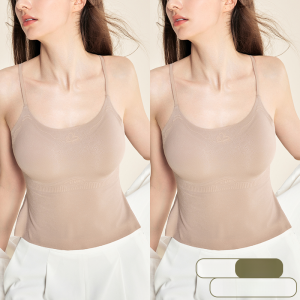 MiiOW | เสื้อกั๊กผ้าไหมน้ำแข็งแบบสวมใส่ในฤดูร้อนสำหรับผู้หญิง MiiOW Cat Lady เสื้อชั้นในแบบมีแผ่นเสริมหน้าอกแบบสวมใส่ได้ตลอดทั้งปี