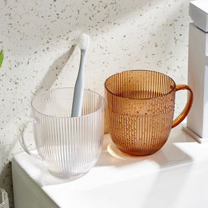 Homenhome hộ gia đình Đèn phòng tắm sang trọng trong suốt mô hình dọc cốc nước súc miệng