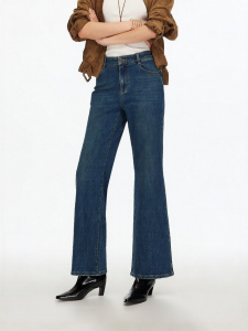 Vero Moda | Cotton Embellished Fashion Flare Denim Jeans