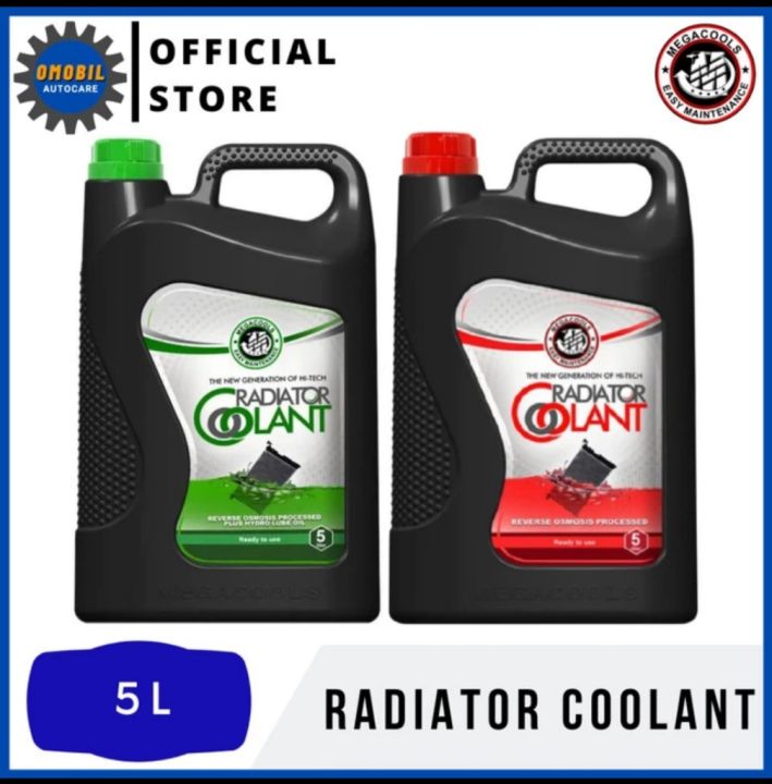 Radiator Coolant MEGA COOL 5 Liter Merah Dan Hijau/Air Pendingin ...