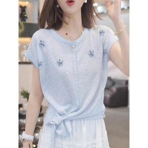 DAIXIANGFEIZI | Áo Thun Thời Trang Ôm Sơ Mi