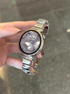 Uhada Sporty Smartwatch Band Compatible with Huawei GT6 GT5 Watch Straps Fashionable Irregular Butterfly Buckle Replacement Band