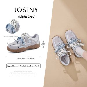 Josiny | Thick Sole Retro Trainer Style Soft Bottom Sport Shoes