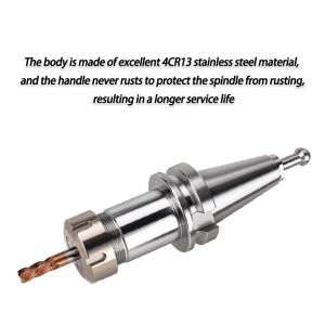 High Precision 0.001 BT30 BT40 Knife Shank ER11 ER16 ER20 ER25 ER32 ER40 70 80 100L Tool Holder for CNC Machining Center Spindle