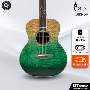 Otis AM | กีตาร์โปร่ง กีตาร์โปร่งไฟฟ้า ทรง Gs-Mini ไม้หน้าแท้ ไม้แอช สีทูโทน🎉มีเก็บปลายทาง